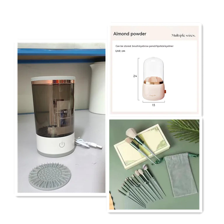 AutoClean Makeup Brush Revitalizer