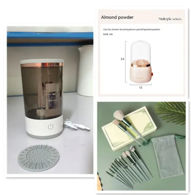 AutoClean Makeup Brush Revitalizer