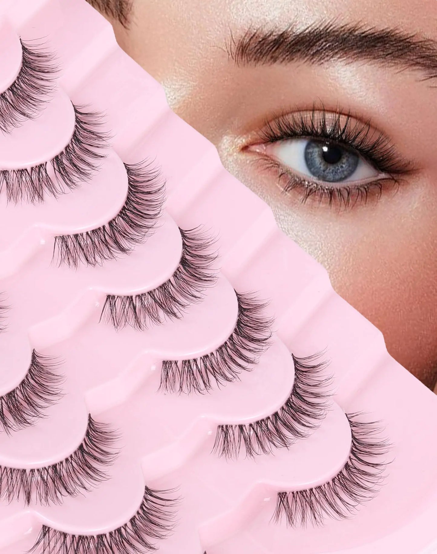 Elegant Wisps Faux Lashes Natural Look